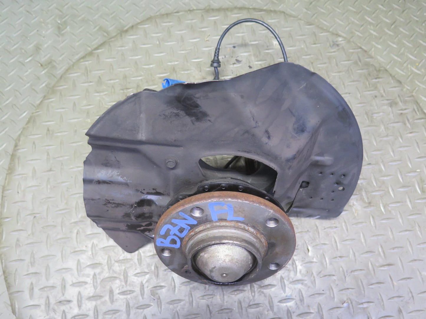 03-08 BMW E85 Z4 RWD Front Left Spindle Knuckle Wheel Hub Bearing OEM