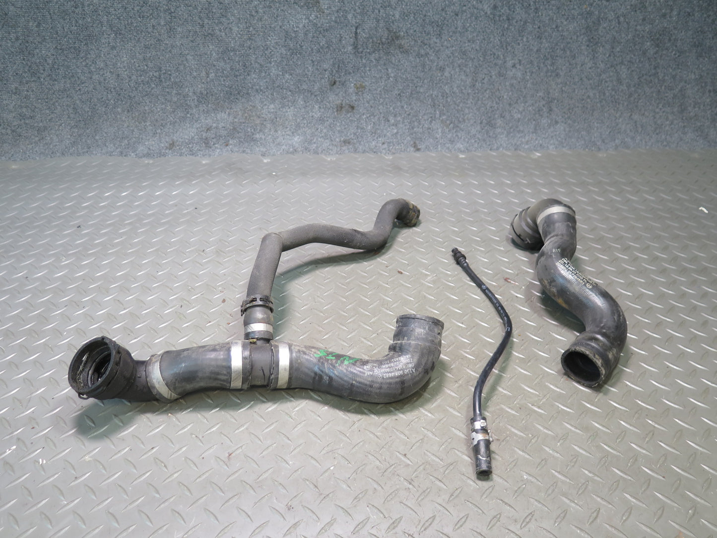 03-06 Mercedes R230 SL600 M275 Engine Radiator Cooling Hose Pipe Line Set