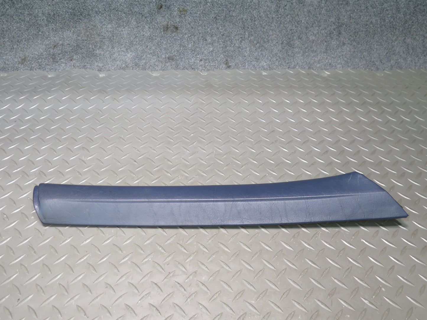 82-85 Mercedes W123 240D Left & Right Interior A Pillar Trim Cover Blue Set OEM