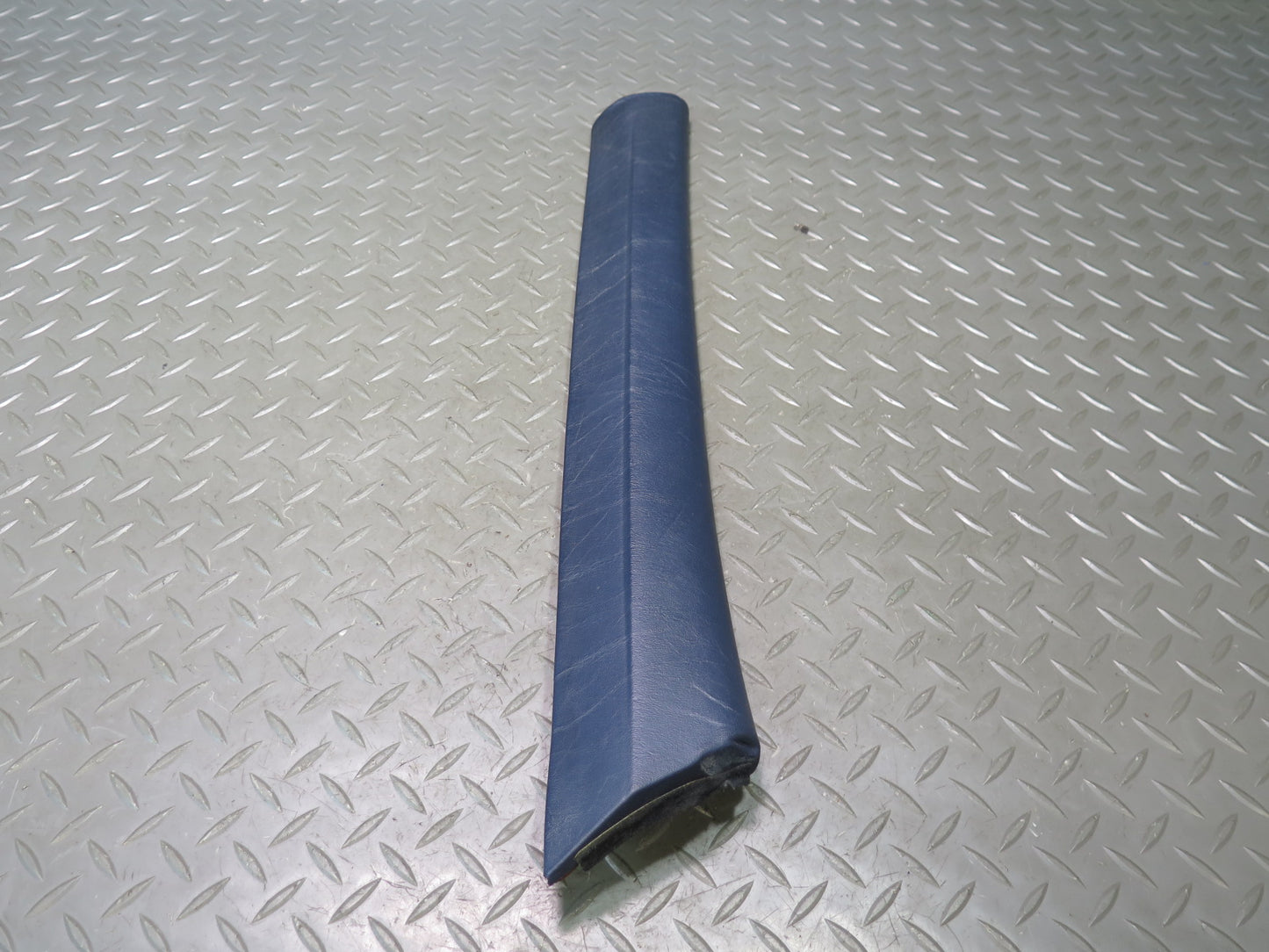 82-85 Mercedes W123 240D Left & Right Interior A Pillar Trim Cover Blue Set OEM