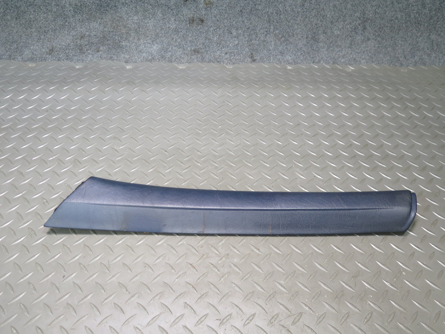 82-85 Mercedes W123 240D Left & Right Interior A Pillar Trim Cover Blue Set OEM