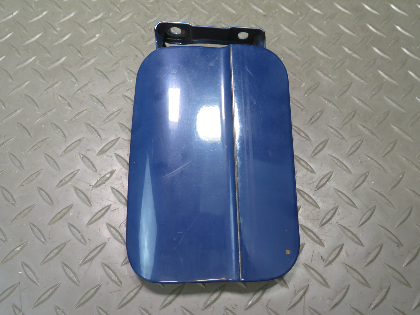 74-85 Mercedes W123 Fuel Tank Filler Door Lid Cover Blue OEM