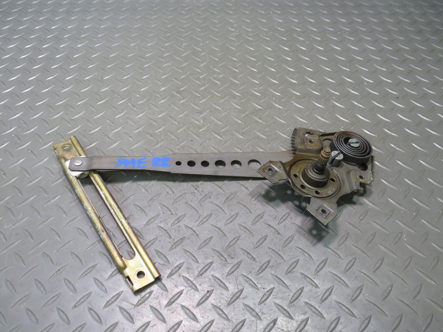 74-83 Mercedes W123 240D Sedan Rear Right Door Manual Window Regulator OEM