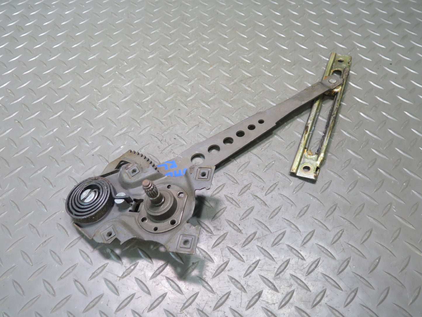 74-83 Mercedes W123 240D Sedan Rear Left Door Manual Window Regulator OEM