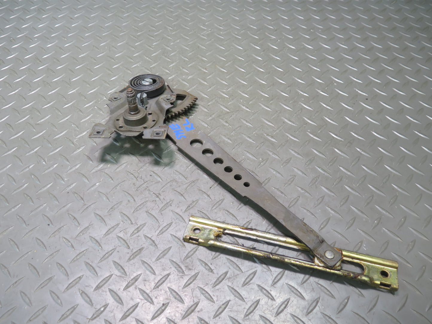 74-83 Mercedes W123 240D Sedan Rear Left Door Manual Window Regulator OEM