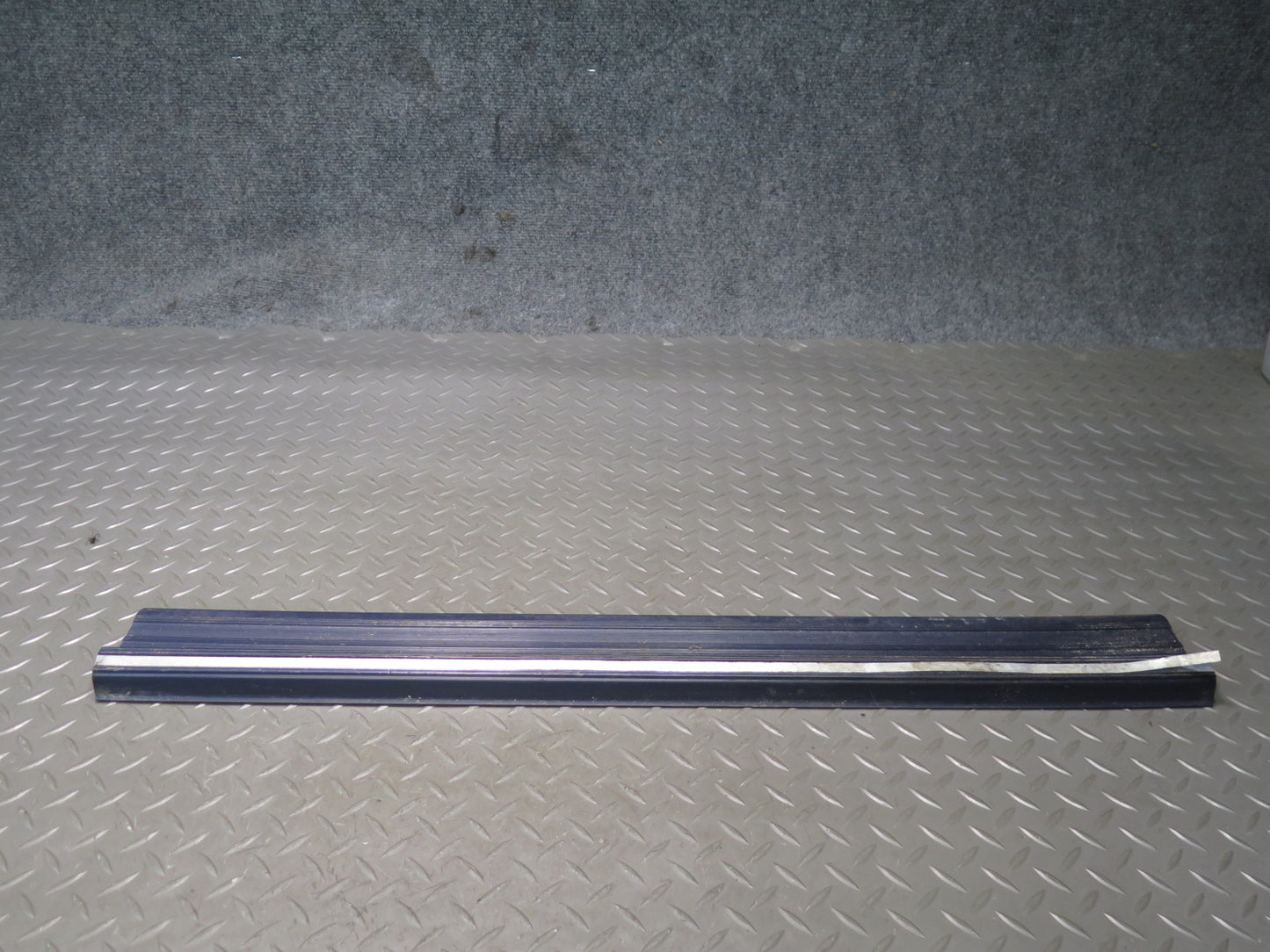 82-85 Mercedes W123 Set of 4 Front & Rear Door Scuff Sill Plate Trim Panel OEM
