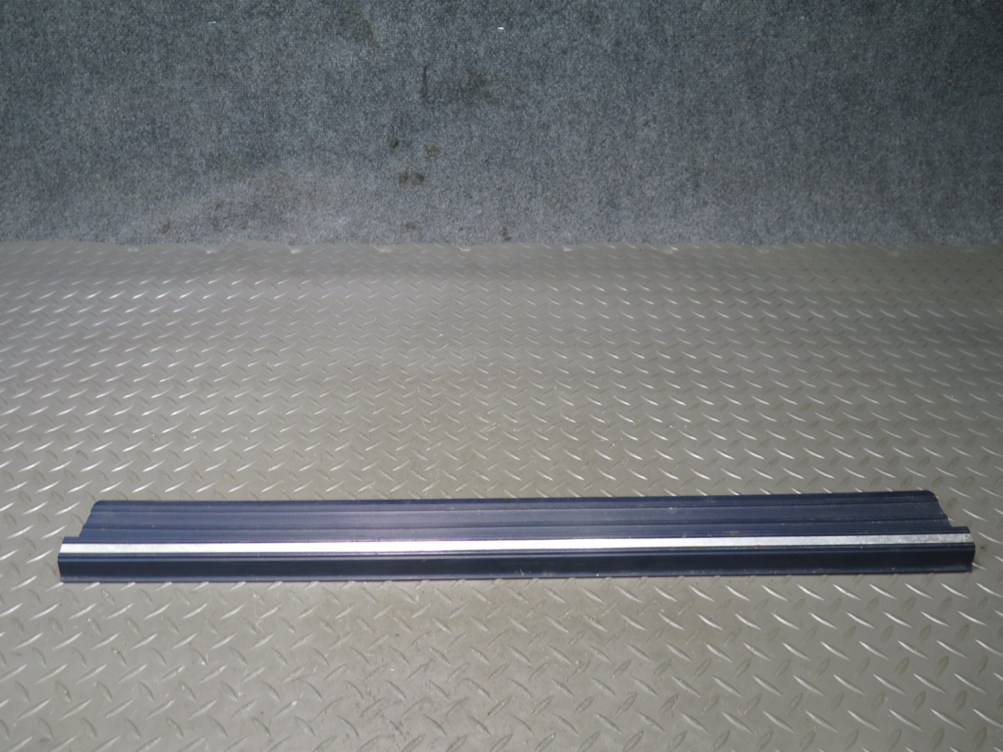 82-85 Mercedes W123 Set of 4 Front & Rear Door Scuff Sill Plate Trim Panel OEM