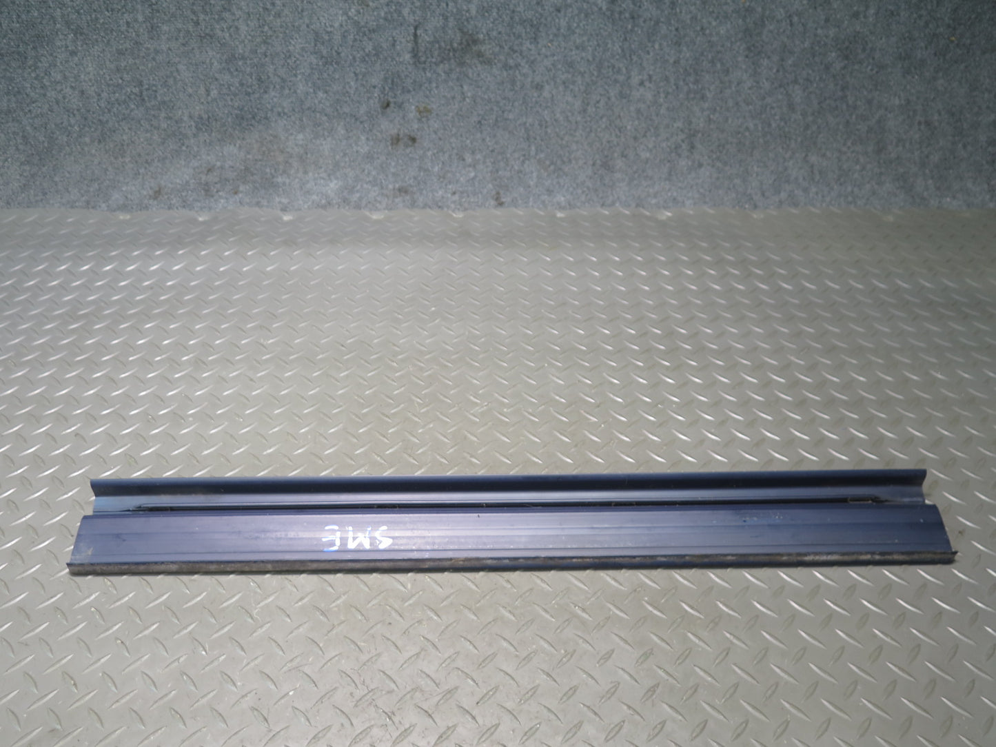 82-85 Mercedes W123 Set of 4 Front & Rear Door Scuff Sill Plate Trim Panel OEM
