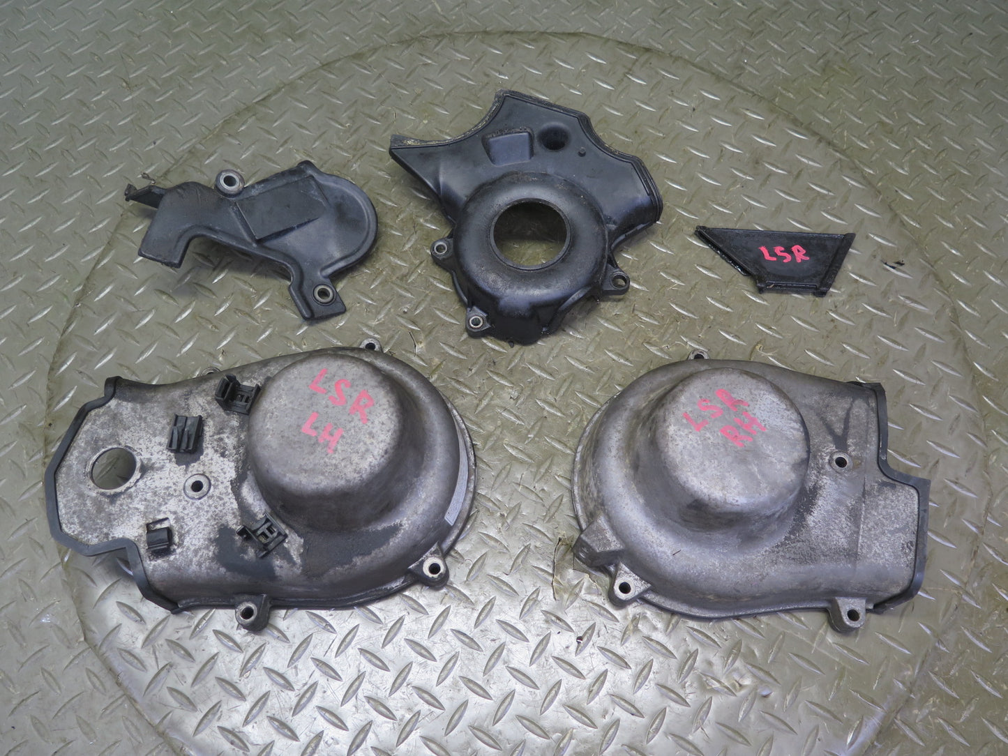 98-00 Lexus GS400 LS400 SC400 4.0L 1UZFE Set of 5 Engine Timing Belt Cover OEM