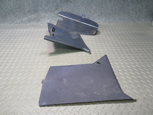 81-85 Mercedes W123 Set of 2 Front Left Lower Kick Foot Trim Cover Panel OEM