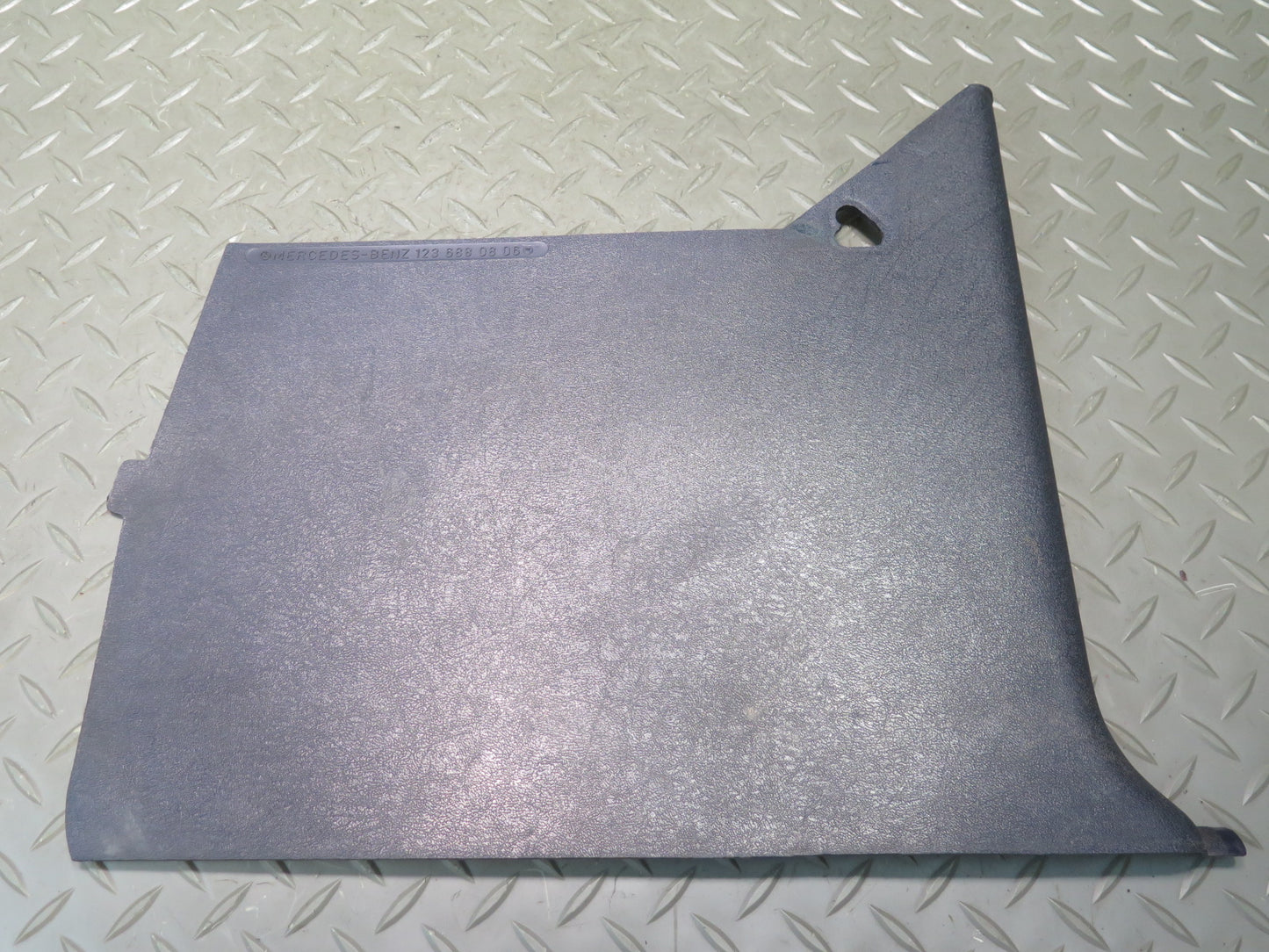 81-85 Mercedes W123 Set of 2 Front Left Lower Kick Foot Trim Cover Panel OEM