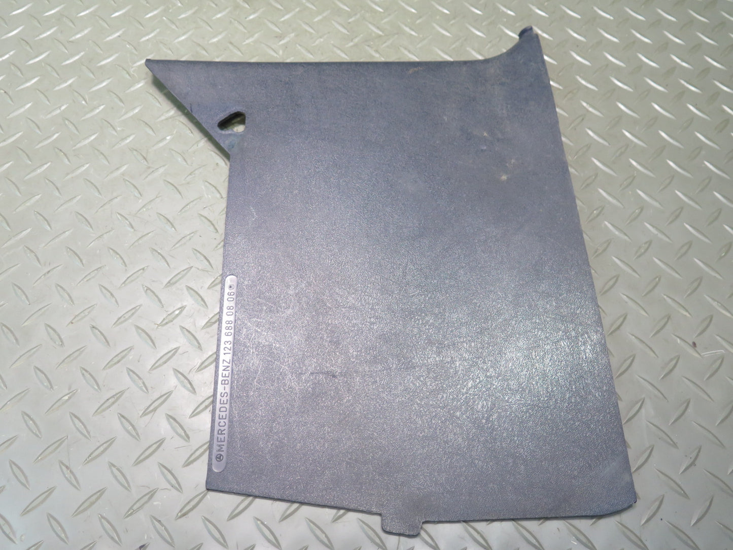 81-85 Mercedes W123 Set of 2 Front Left Lower Kick Foot Trim Cover Panel OEM