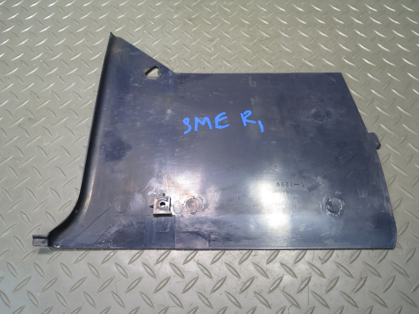 81-85 Mercedes W123 Set of 2 Front Left Lower Kick Foot Trim Cover Panel OEM