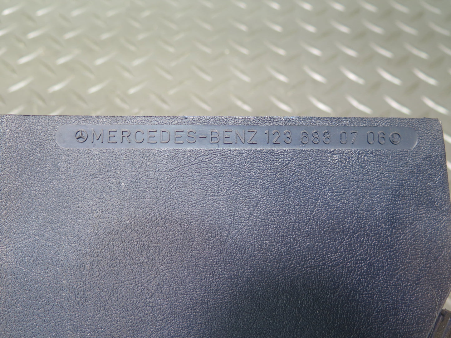 81-85 Mercedes W123 Set of 2 Front Left Lower Kick Foot Trim Cover Panel OEM