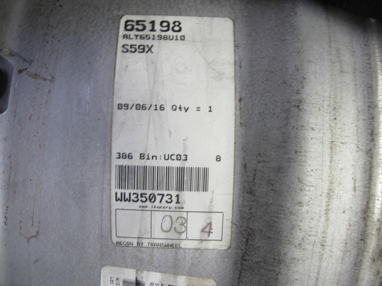 94-02 Mercedes R129 Sl-class  Alloy R17" Wheel Rim 17x8.25 ET34 1294011202 OEM