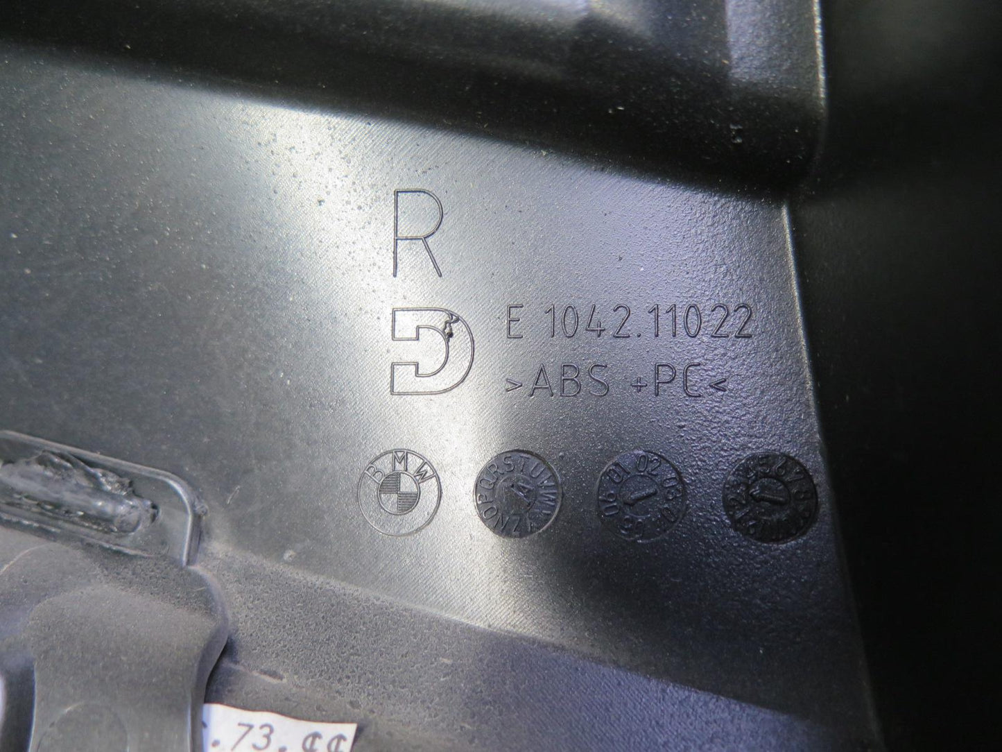 06-08 BMW E85 Z4 Front Right Interior Door Panel w Window Switch Black OEM