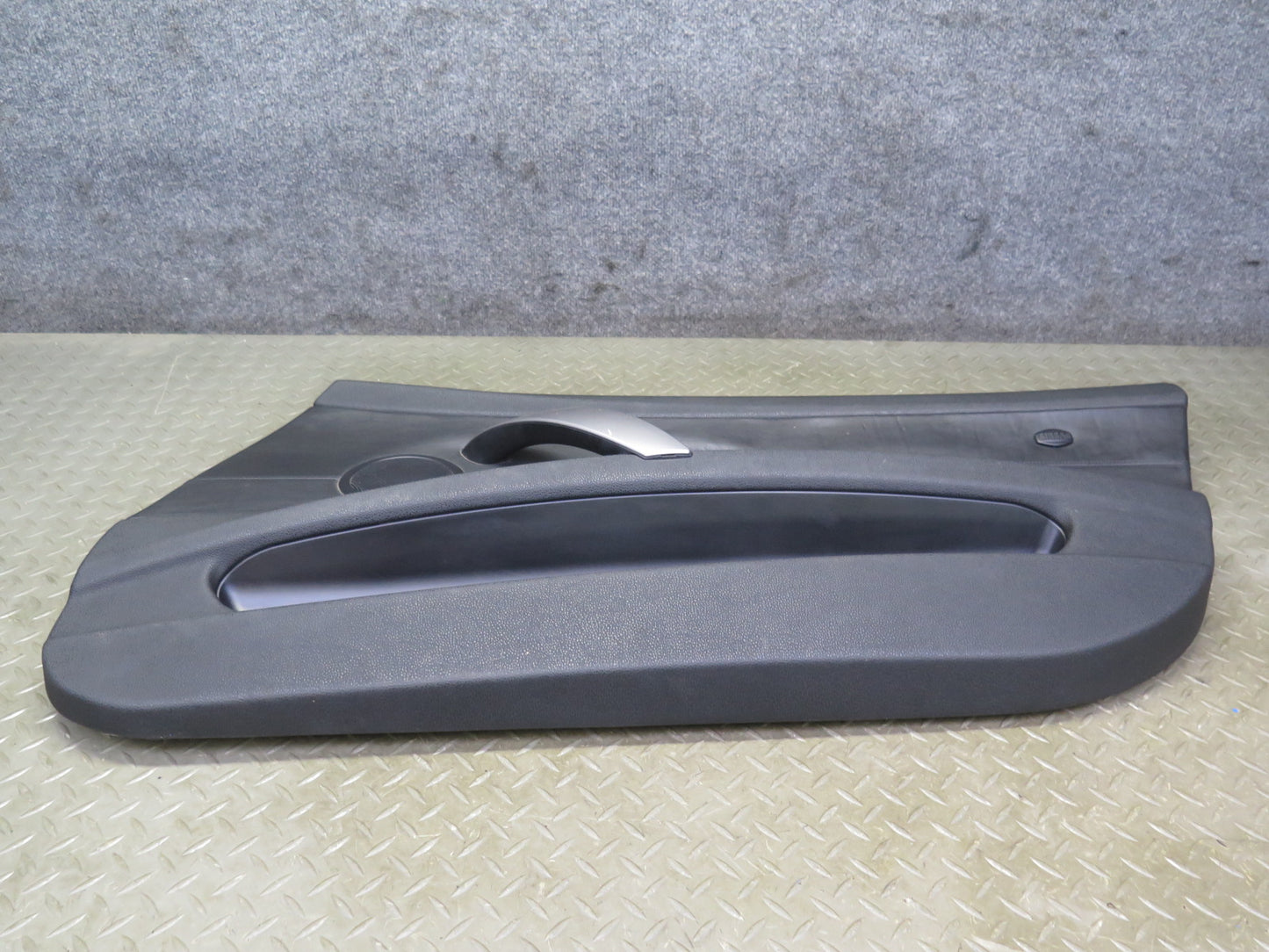 06-08 BMW E85 Z4 Front Right Interior Door Panel w Window Switch Black OEM