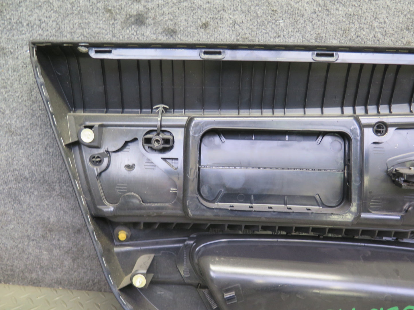 06-08 BMW E85 Z4 Front Right Interior Door Panel w Window Switch Black OEM