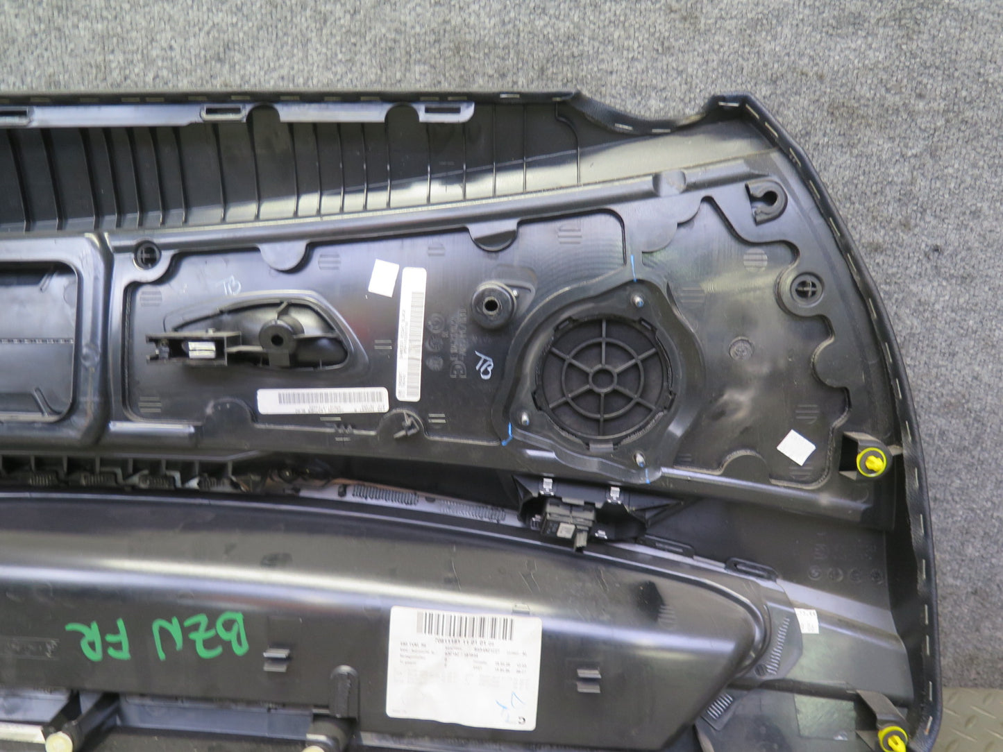 06-08 BMW E85 Z4 Front Right Interior Door Panel w Window Switch Black OEM