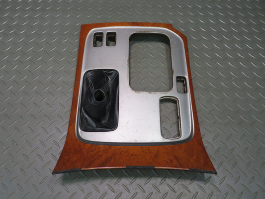 2003-2007 Lexus UZJ100L LX470 Center Console Shifter Wood Trim Cover  Panel