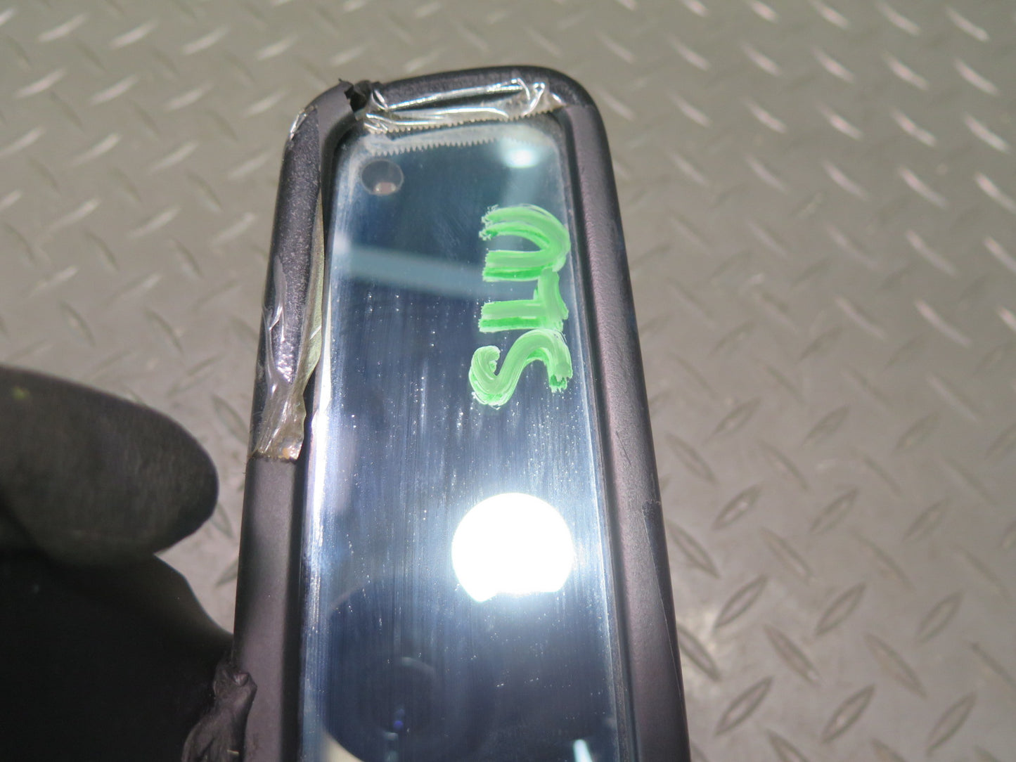 96-02 Mercedes R129 SL Auto Dimming Interior Rear View Mirror w Homelink Damaged
