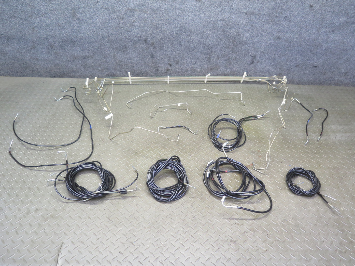96-02 Mercedes R129 SL Convertible TOP Roof Hydraulic Line Cable Set OEM