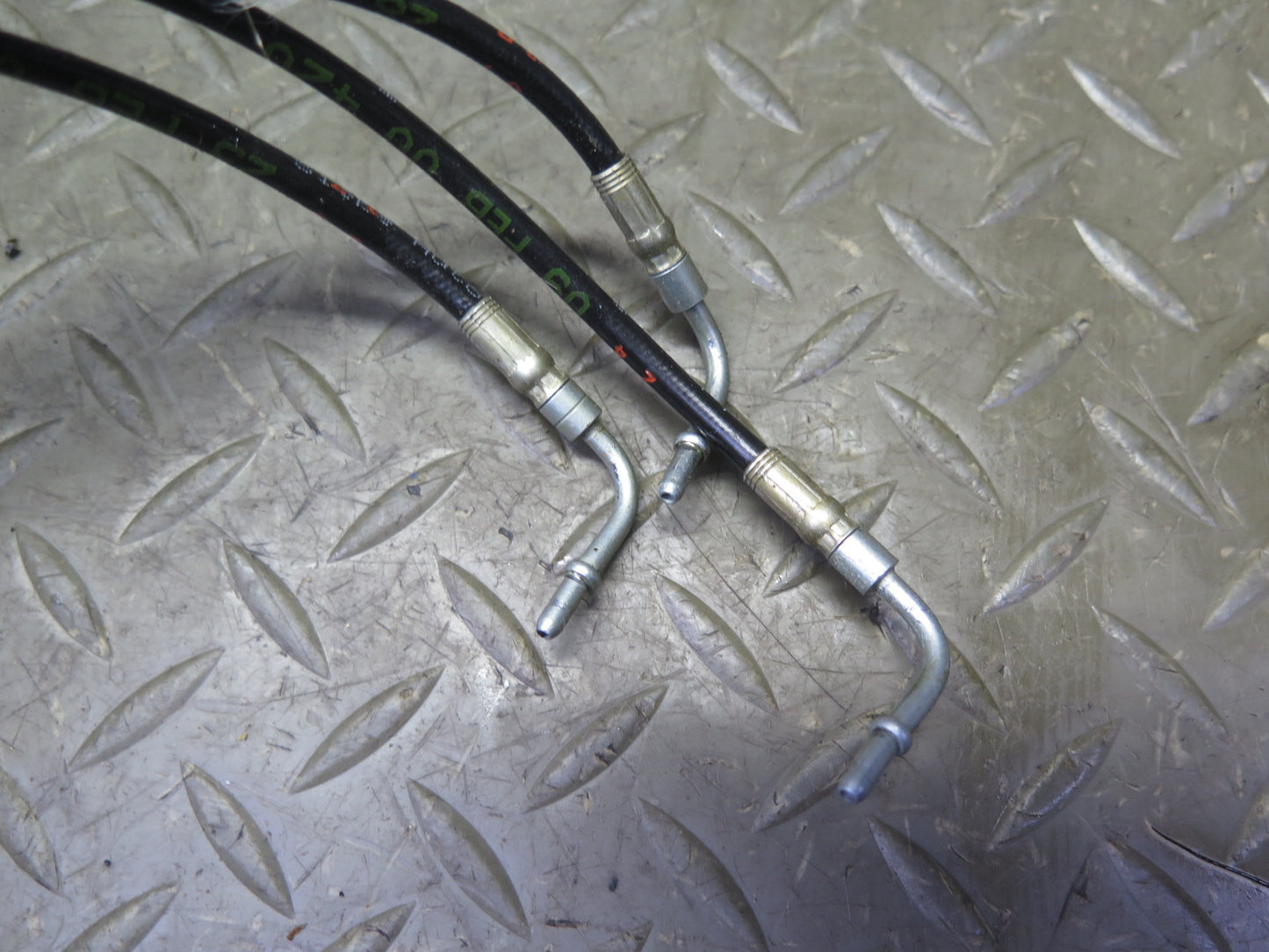 96-02 Mercedes R129 SL Convertible TOP Roof Hydraulic Line Cable Set OEM