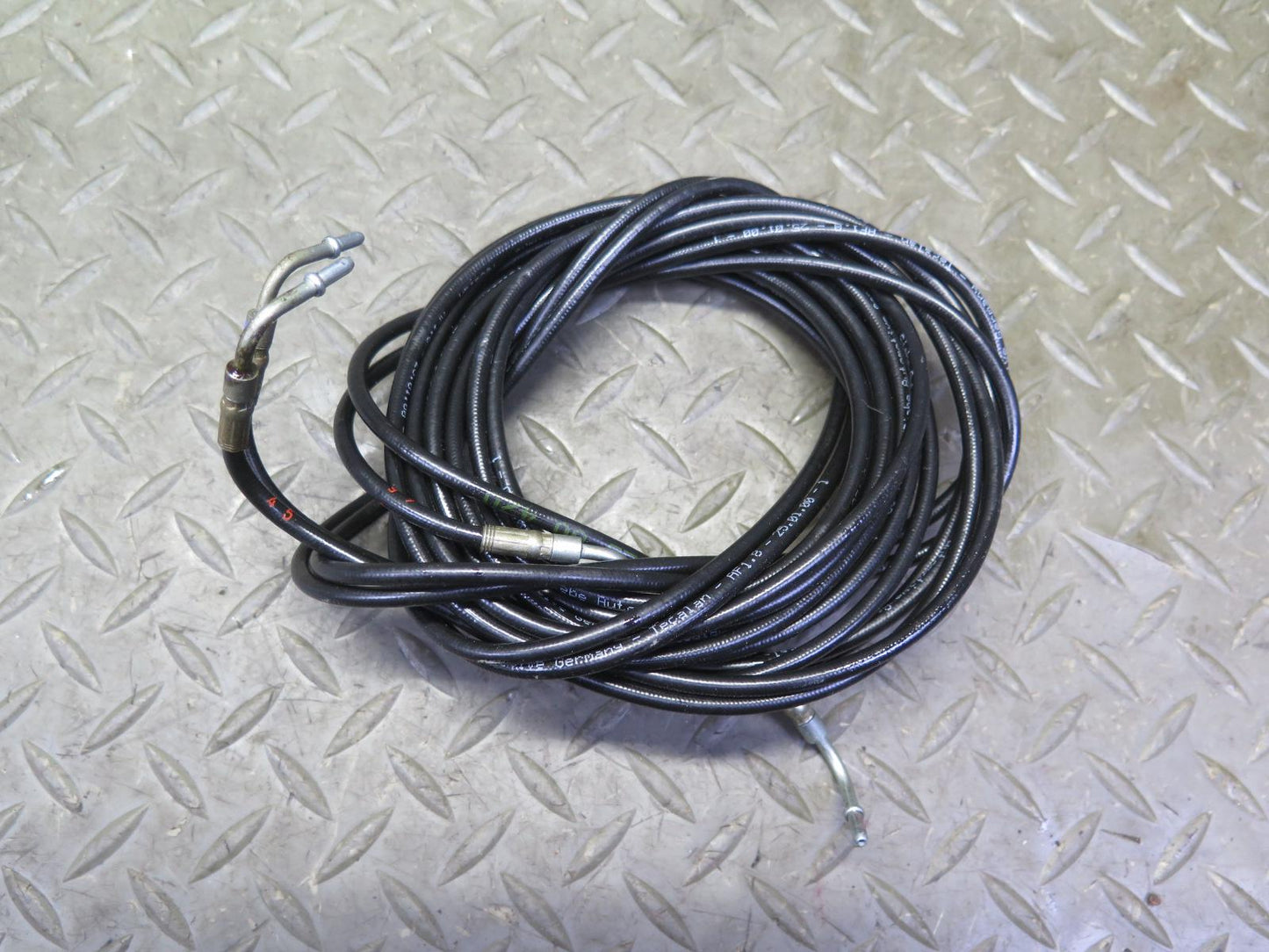 96-02 Mercedes R129 SL Convertible TOP Roof Hydraulic Line Cable Set OEM