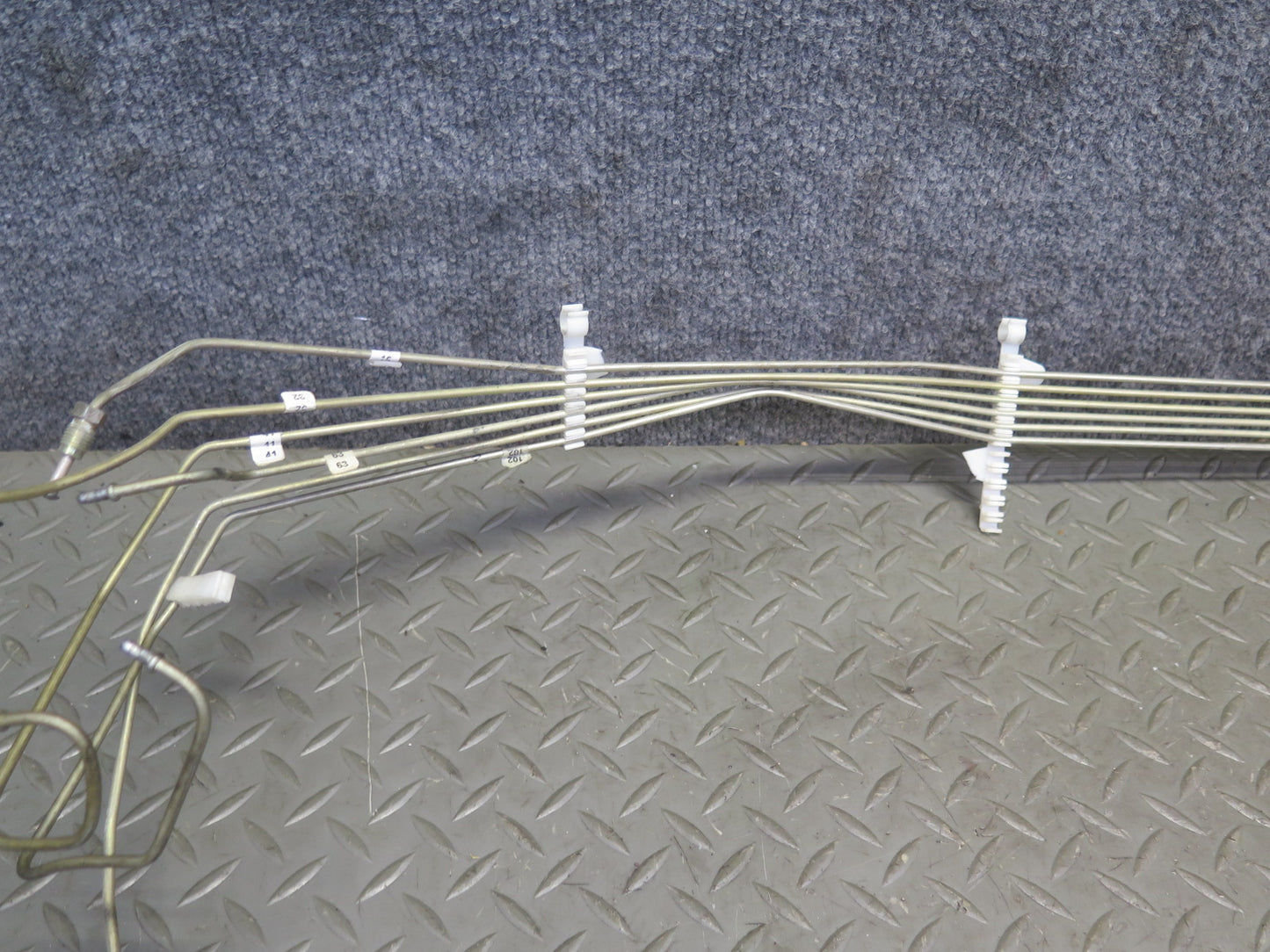 96-02 Mercedes R129 SL Convertible TOP Roof Hydraulic Line Cable Set OEM