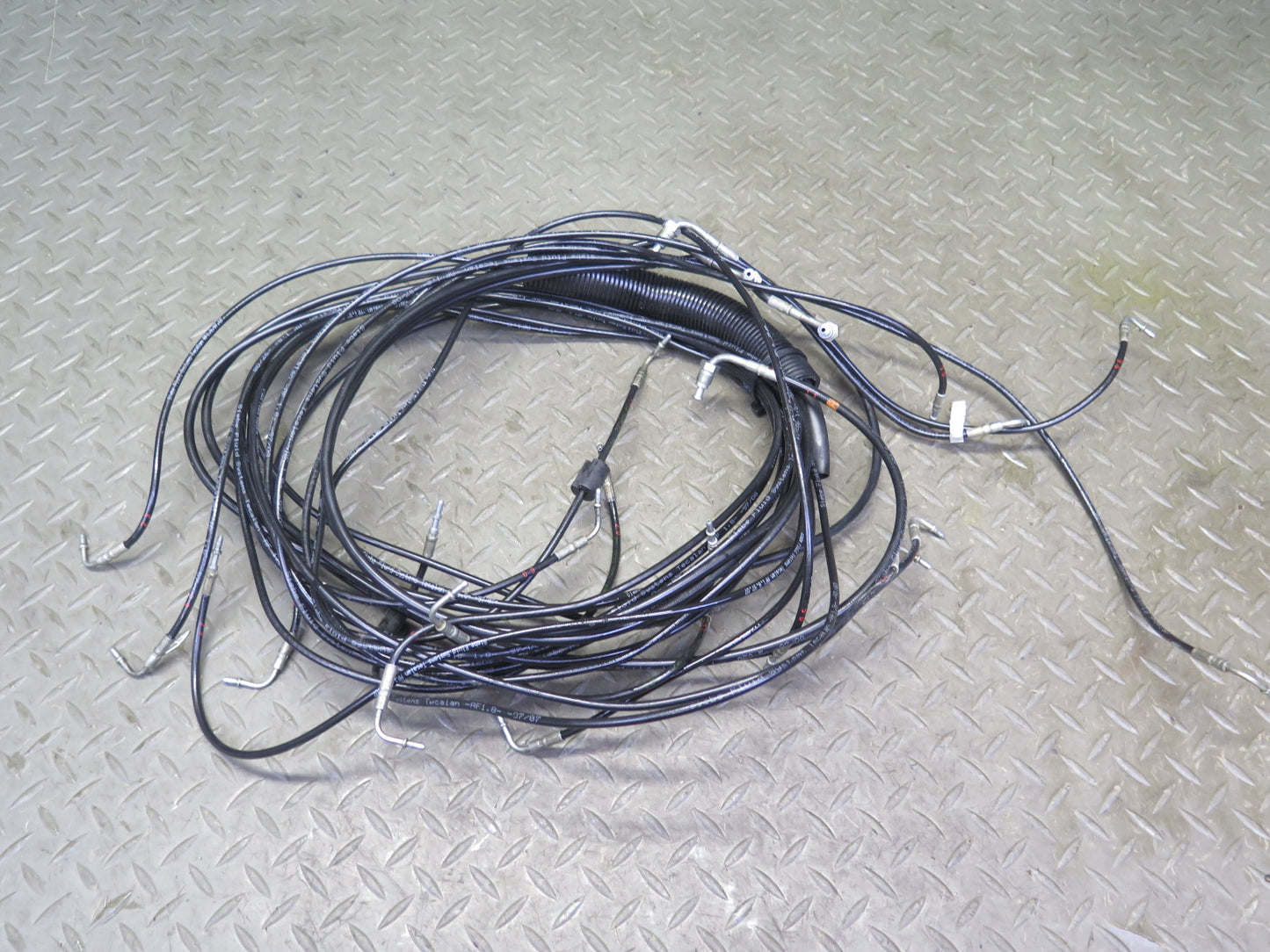 96-02 Mercedes R129 SL Convertible TOP Roof Hydraulic Line Cable Set OEM