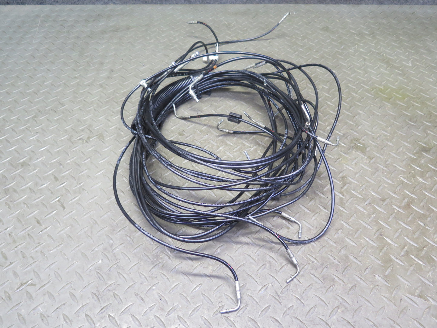 96-02 Mercedes R129 SL Convertible TOP Roof Hydraulic Line Cable Set OEM