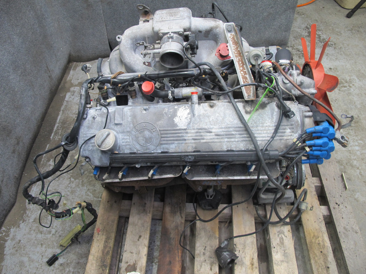 83-84 BMW E24 633CSI 3.2L M30 RWD Complete Engine Motor 115K Miles OEM