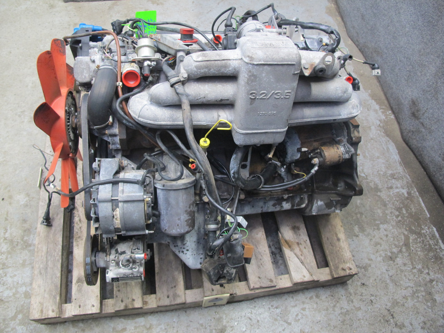83-84 BMW E24 633CSI 3.2L M30 RWD Complete Engine Motor 115K Miles OEM