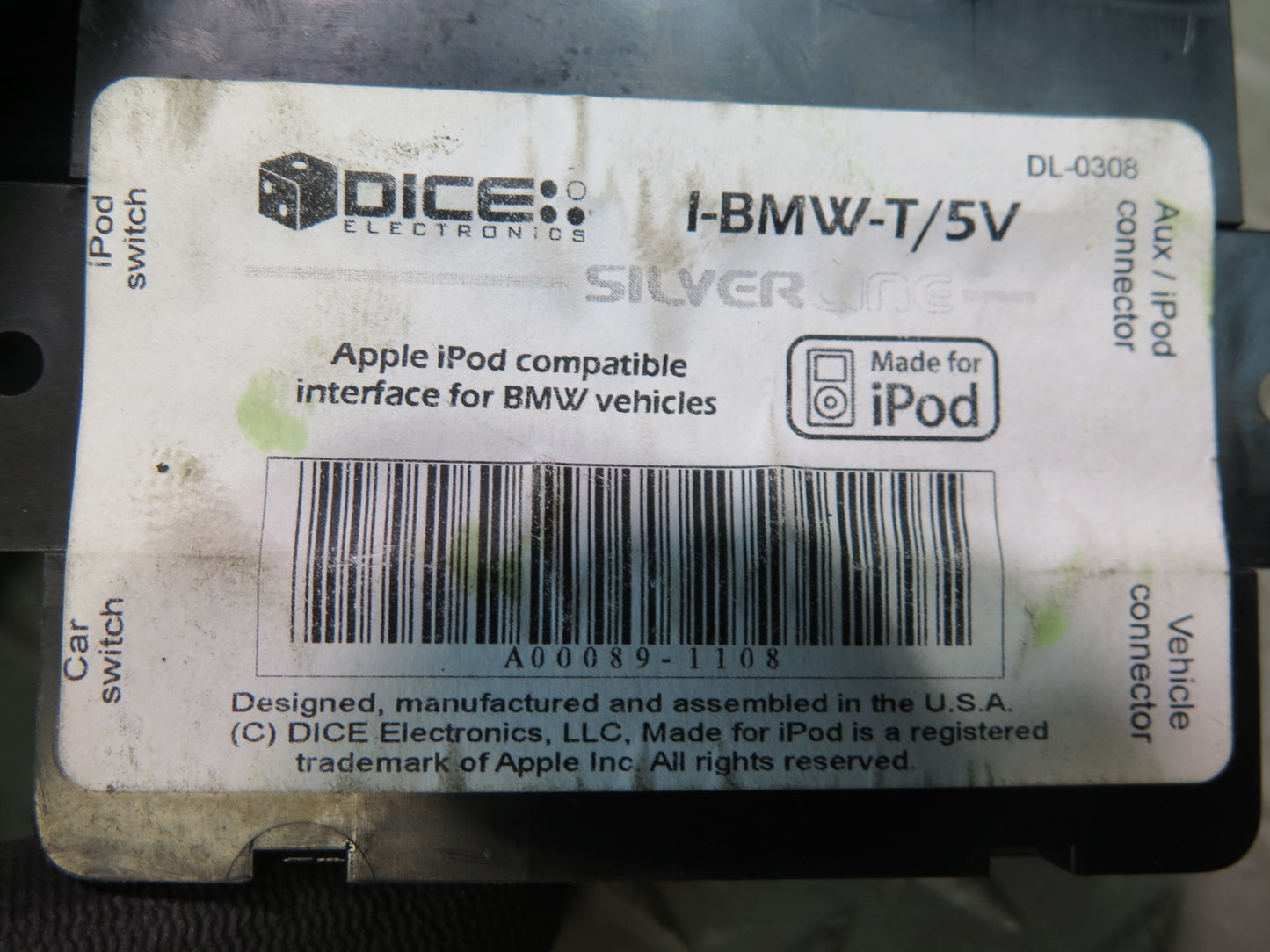 2001-2006 BMW E46 M3 3-SERIES Dice Electronics ipod Interface Module
