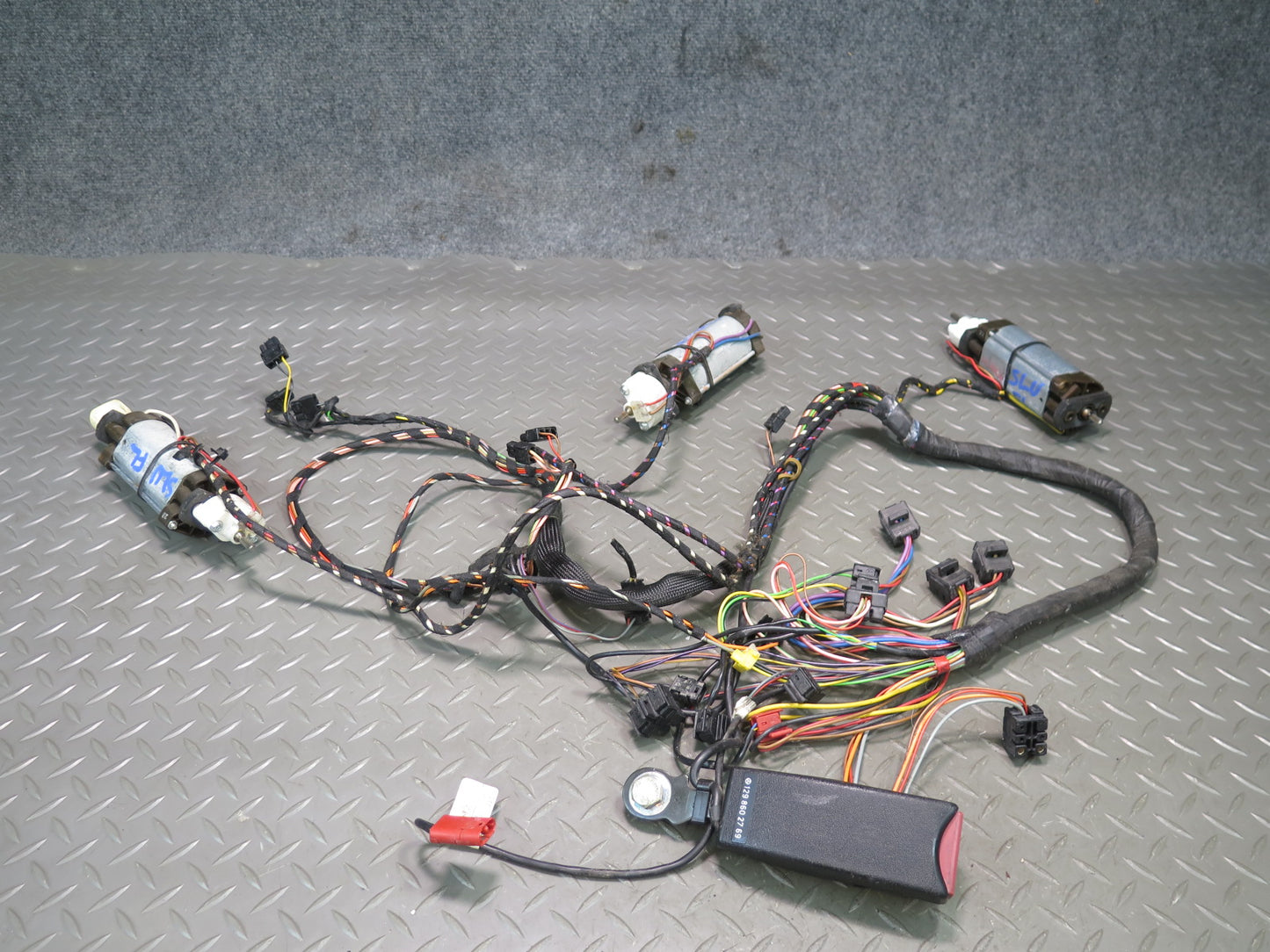 94-02 Mercedes R129 Sl-class Front Left Seat Adjust Motor Wiring Set OEM