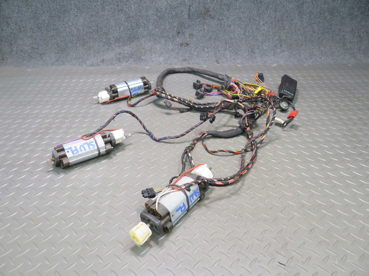 94-02 Mercedes R129 Sl-class Front Left Seat Adjust Motor Wiring Set OEM