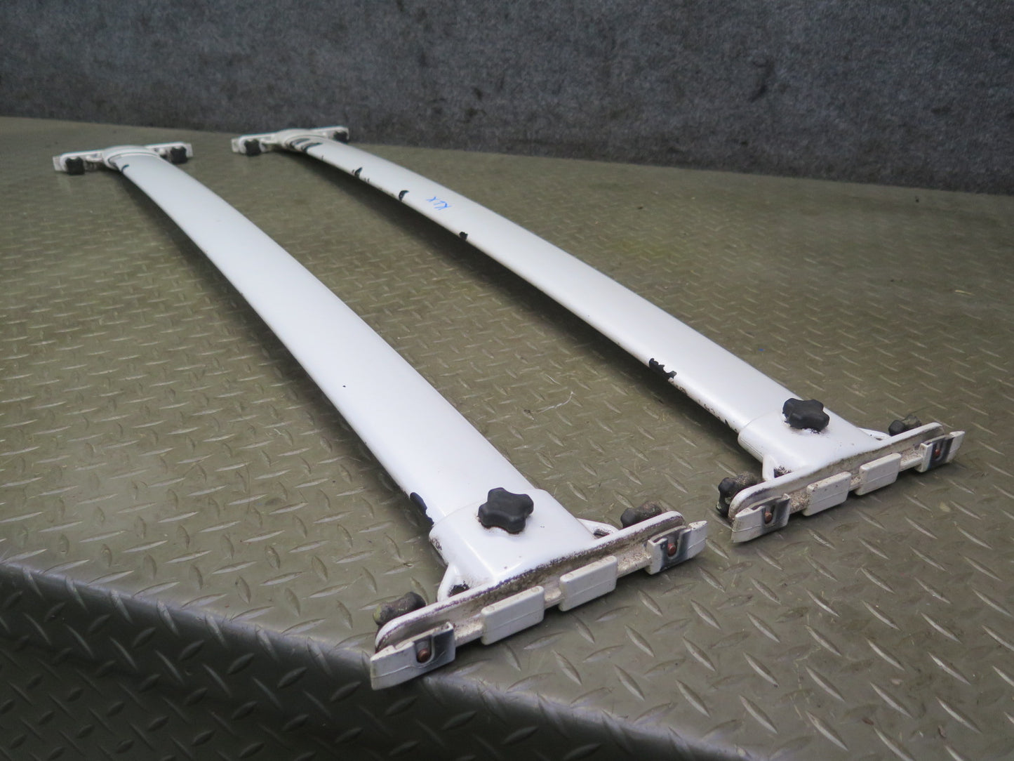 2003-2007 Lexus UZJ100L LX470 Left & Right Roof Luggage Rack Rail Cross Bar Set