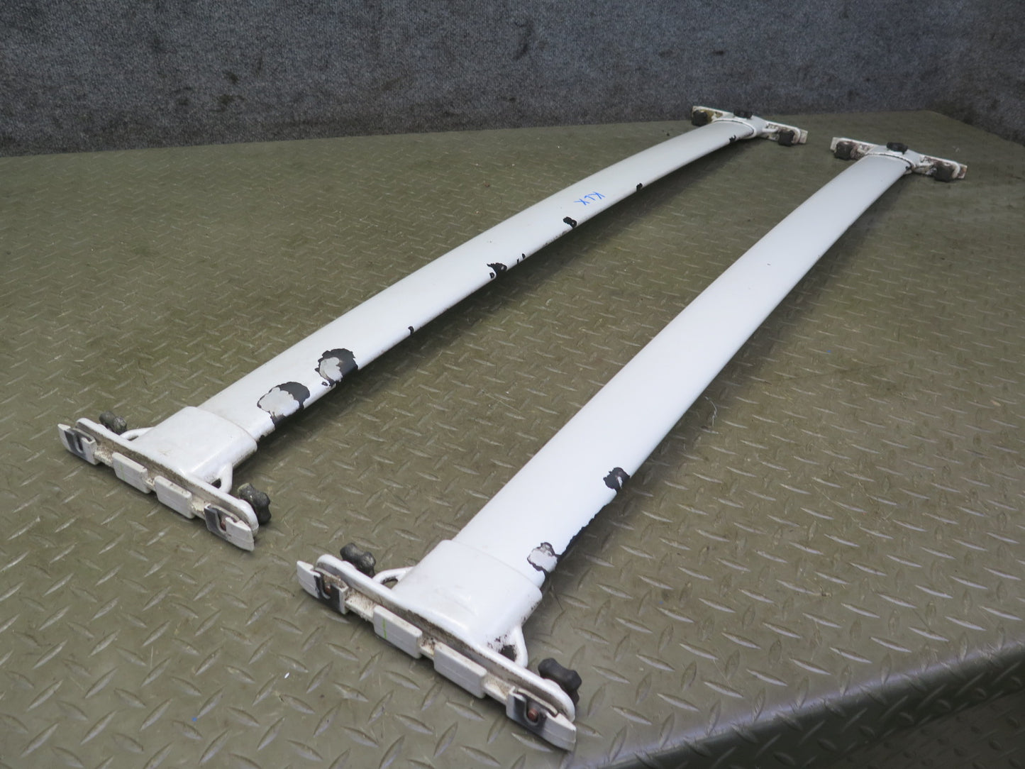 2003-2007 Lexus UZJ100L LX470 Left & Right Roof Luggage Rack Rail Cross Bar Set