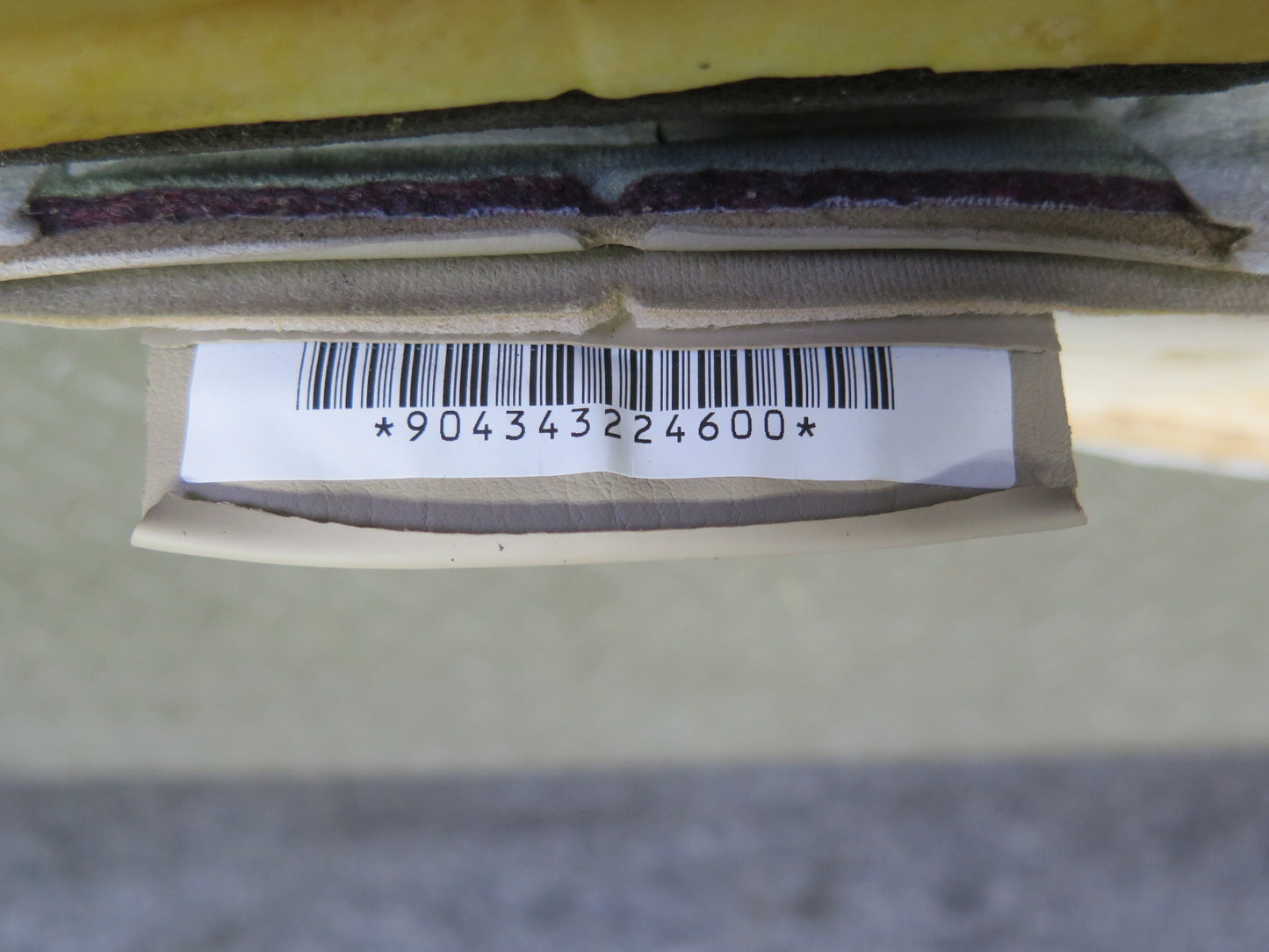 2003-2007 Lexus UZJ100L LX470 Front Right Seat Upper Leather Cushion Ivory