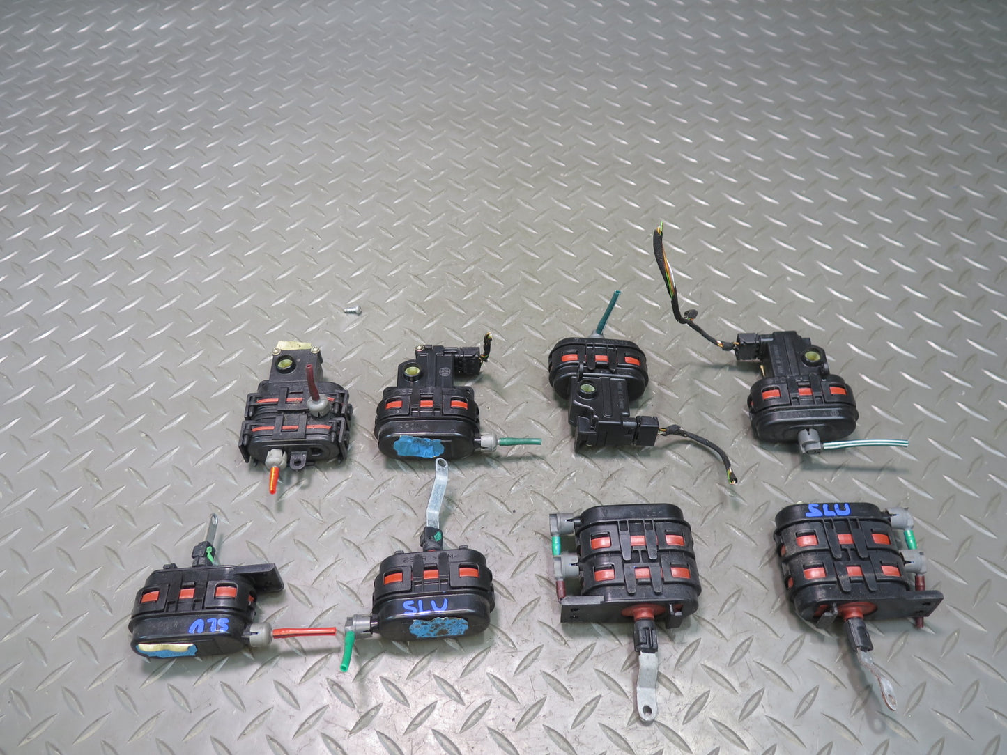 94-02 Mercedes R129 Sl-class Set of 8 A/C Heater Flap Door Actuator Motor OEM