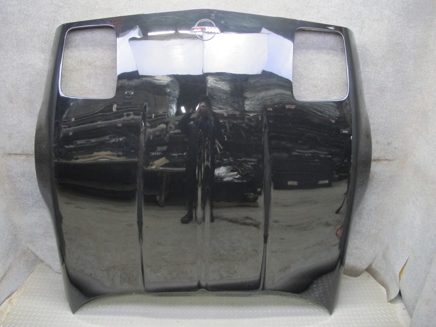 85-96 Chevrolet Corvette C4 Front Hood Bonnet Shell Panel Black OEM