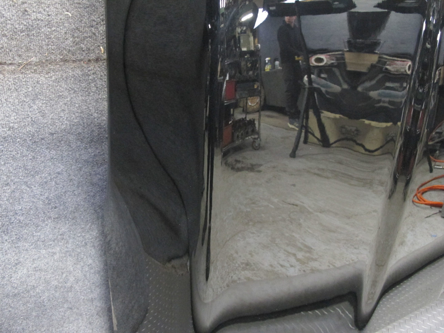 85-96 Chevrolet Corvette C4 Front Hood Bonnet Shell Panel Black OEM