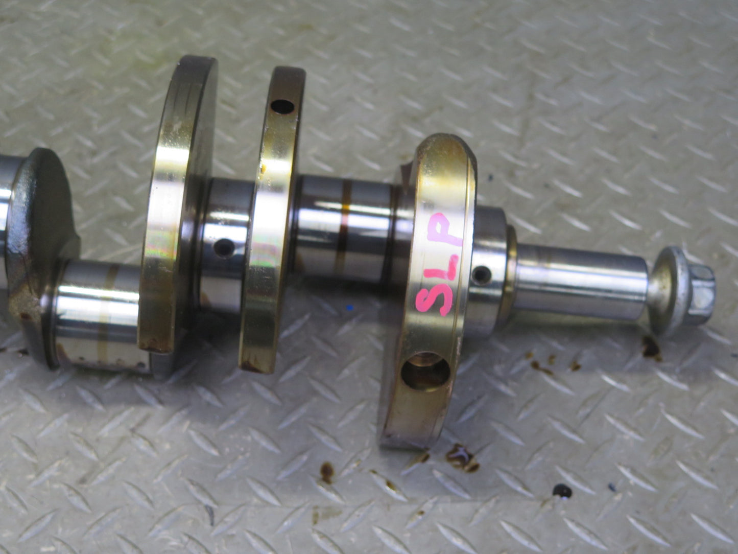 03-06 Mercedes R230 SL500 M113.963 Engine Crankshaft 130K Miles OEM
