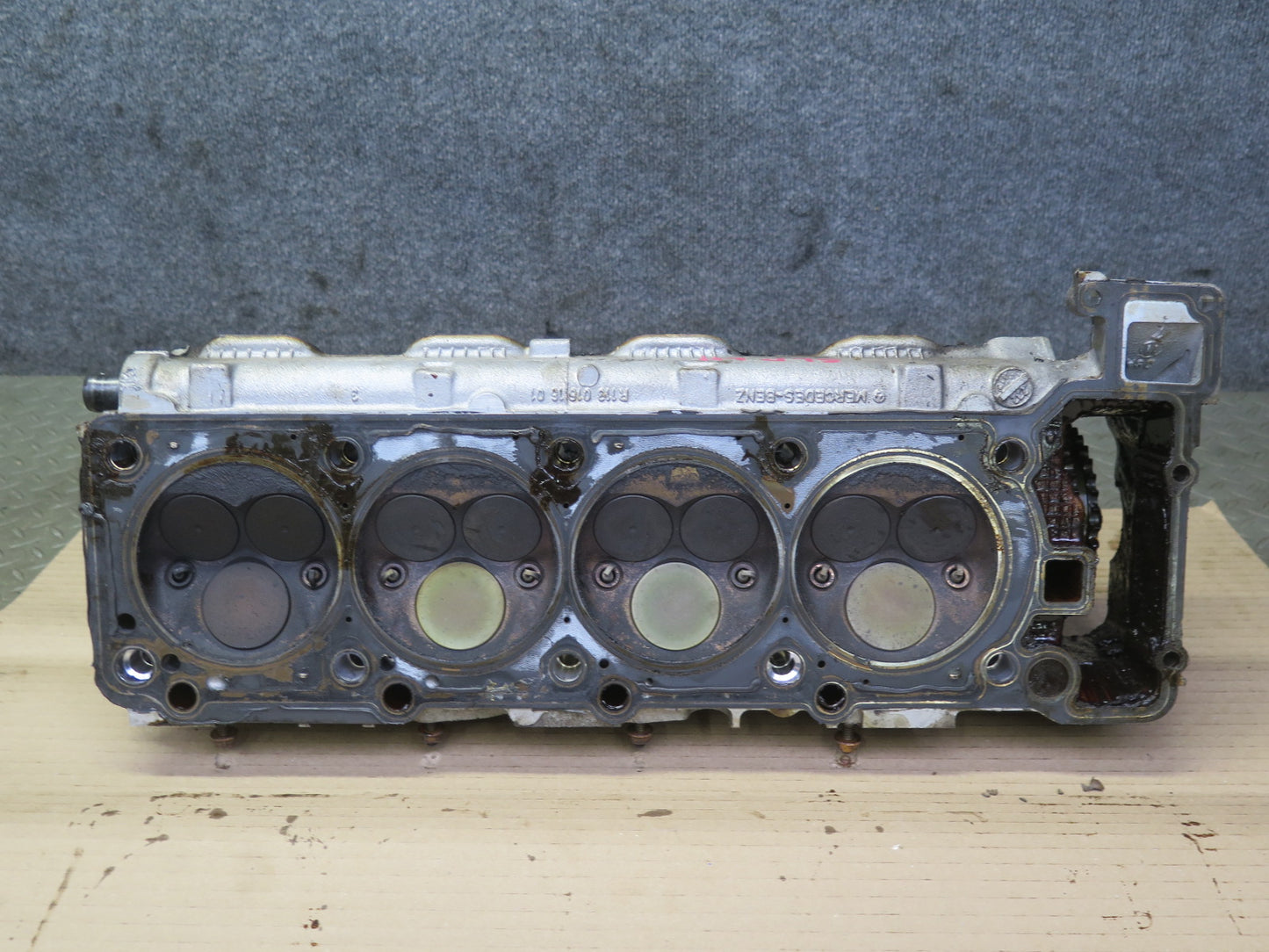 03-06 Mercedes R230 SL500 M113.963 Engine Left Cylinder Head 130K Miles OEM