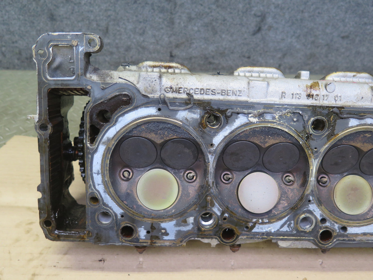 03-06 Mercedes R230 SL500 M113.963 Engine Right Cylinder Head 130K Miles OEM