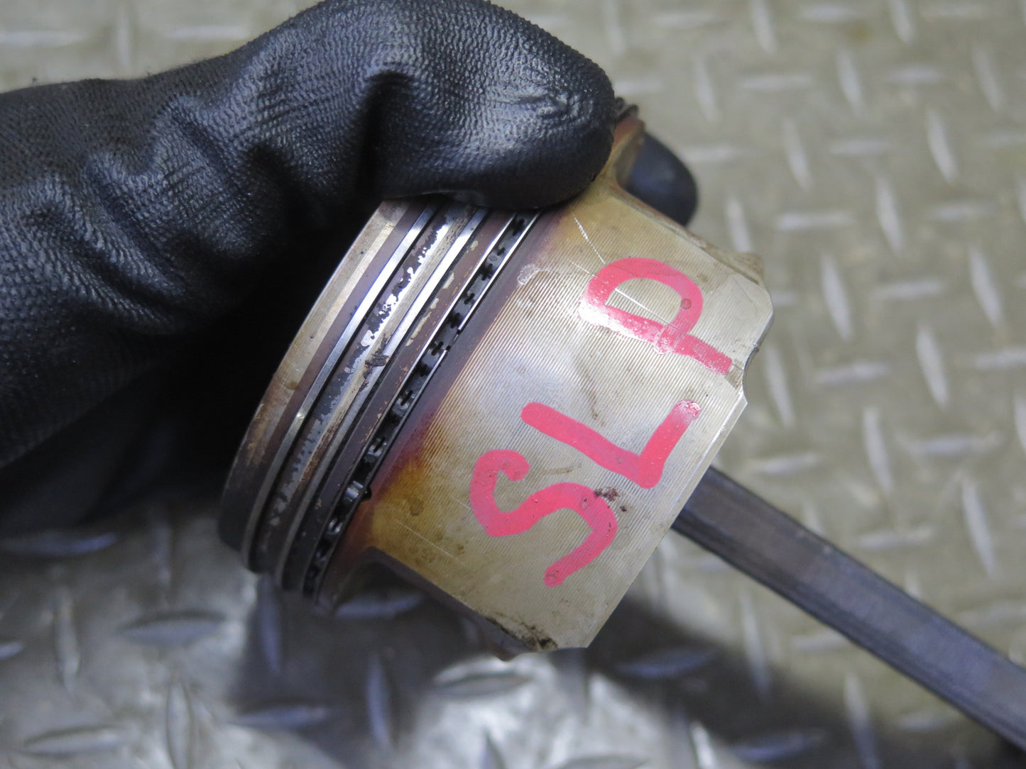 03-06 Mercedes R230 SL500 M113.963 Engine Piston w Connecting Rod 130K OEM