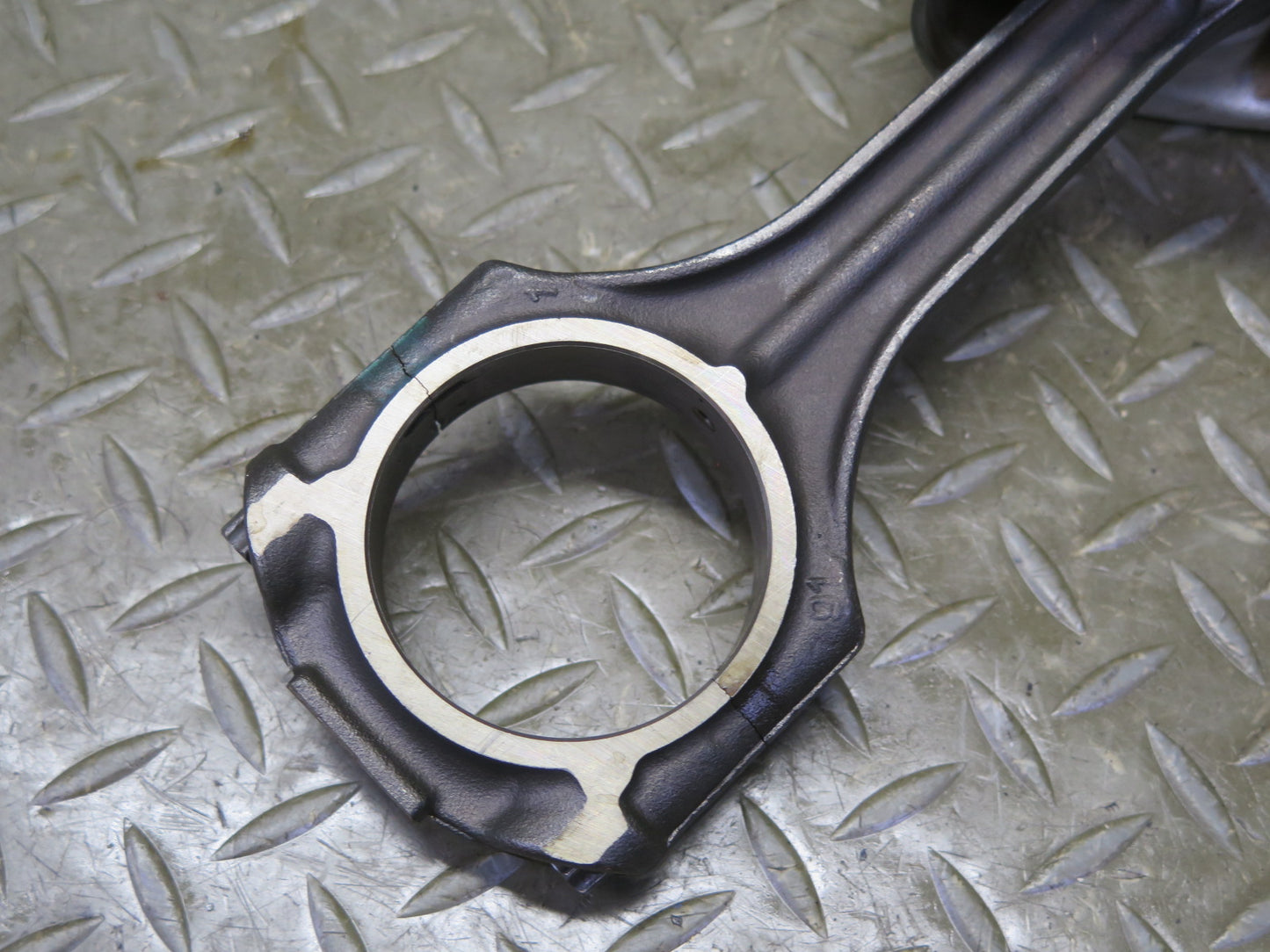 03-06 Mercedes R230 SL500 M113.963 Engine Piston w Connecting Rod 130K OEM