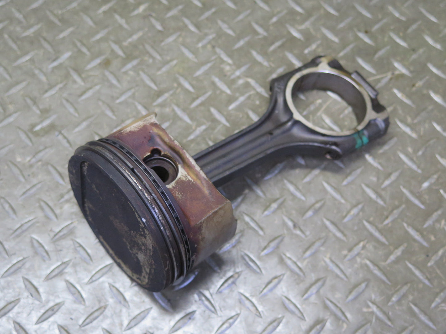 03-06 Mercedes R230 SL500 M113.963 Engine Piston w Connecting Rod 130K OEM