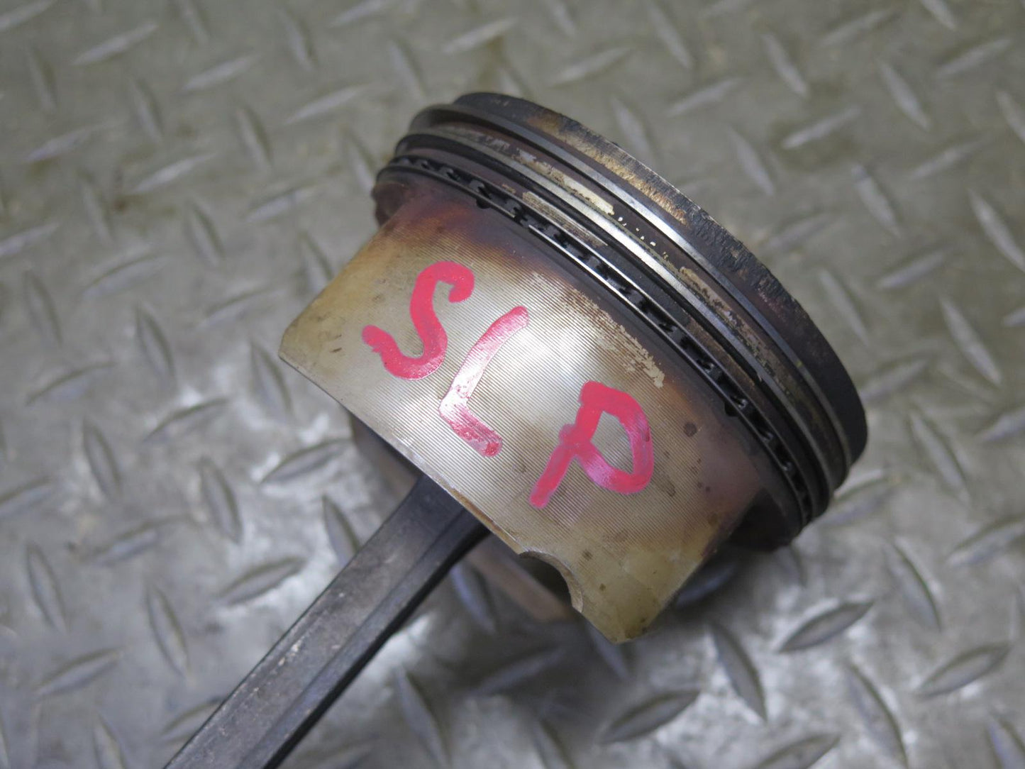 03-06 Mercedes R230 SL500 M113.963 Engine Piston w Connecting Rod 130K OEM