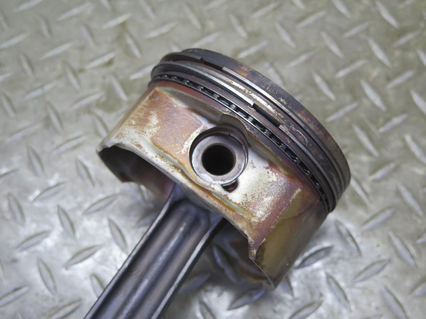03-06 Mercedes R230 SL500 M113.963 Engine Piston w Connecting Rod 130K OEM